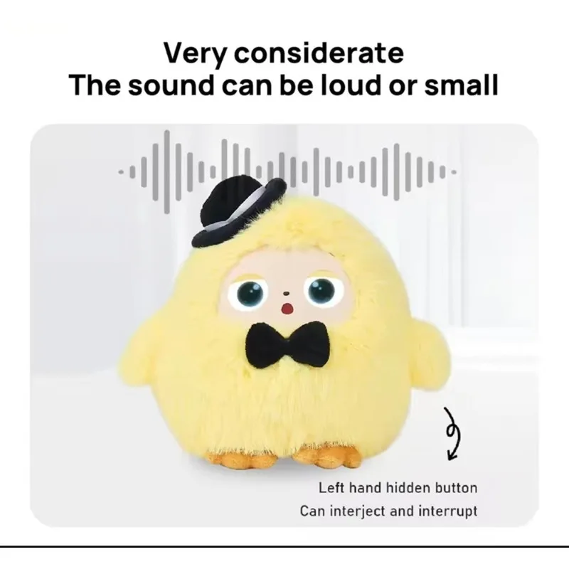 Interactive AI Plush Doll - Early Education Companion for Toddlers, Multilingual Baby Soothing Toy Gift