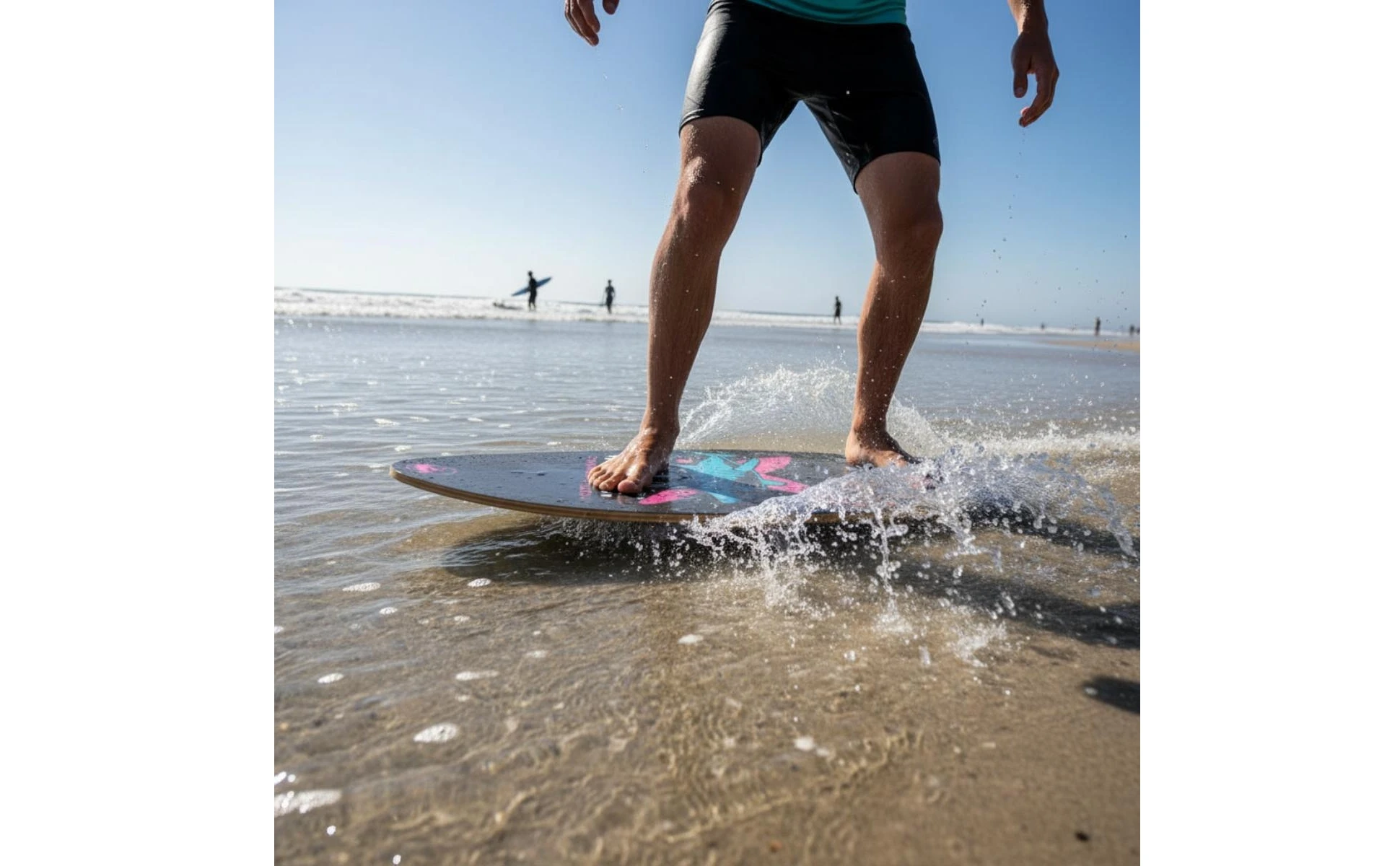 Hard Surfboard Rounded Tail Printed Surfboard Ride Board Stable Ride Water Sport Gear Sturdy