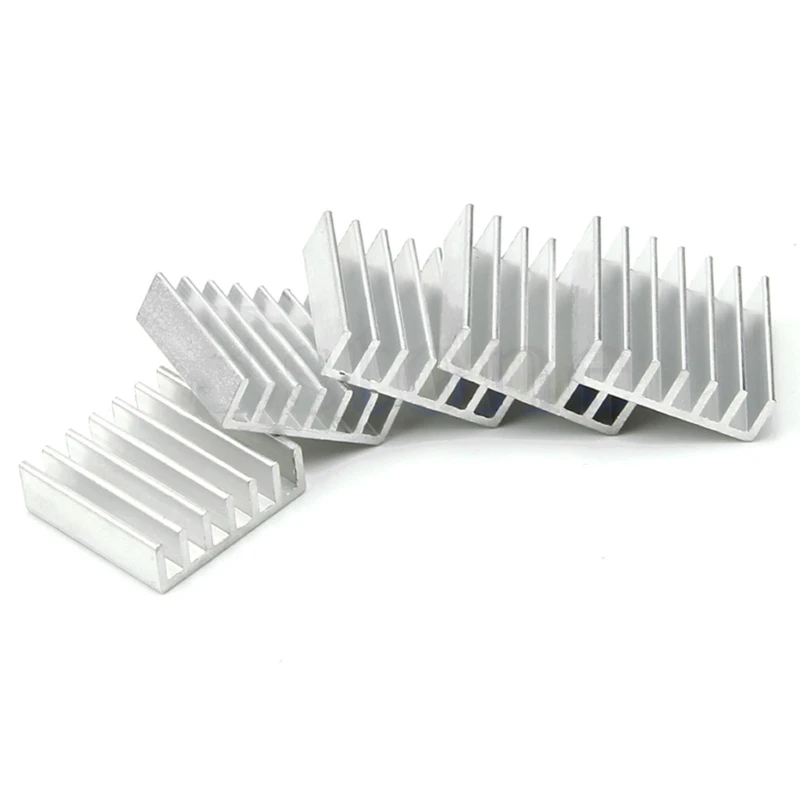 5pcs High Quality 14x14x6mm Aluminum Heat Sink For LED Power Memory Chip IC DIY