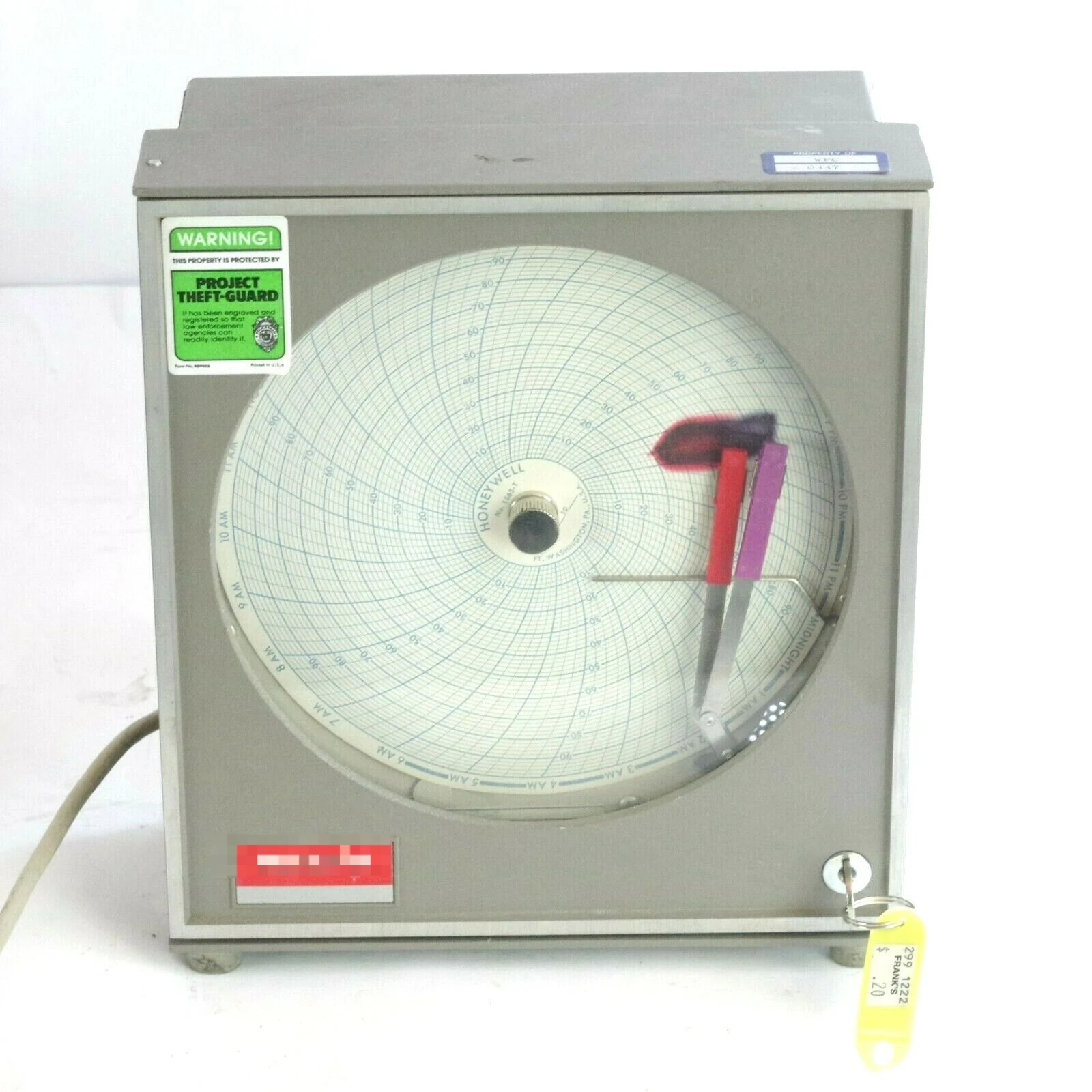 

Hygrothermograph 612X9-HT-00-00-1E16-L CHART RECORDER