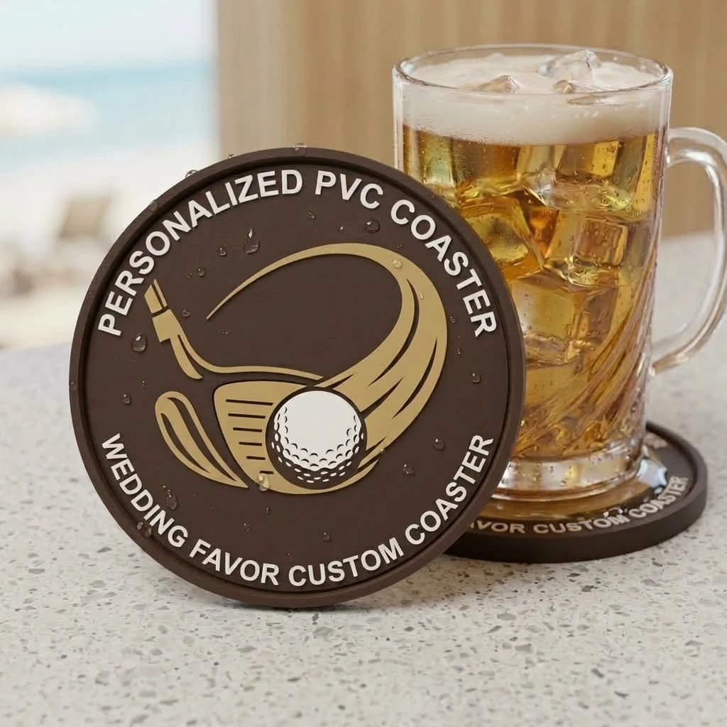 Coffee Tea Logo - Custom Logo PVC Silicone Coasters Heat