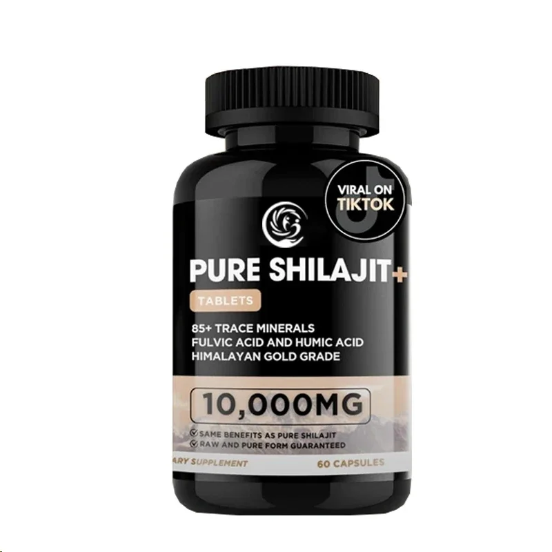 

Капсулы Pure Shilajit, содержащие минералы следов, обеспечивают поддержку энергии и иммунитета, подходят для мужчин и женщин
