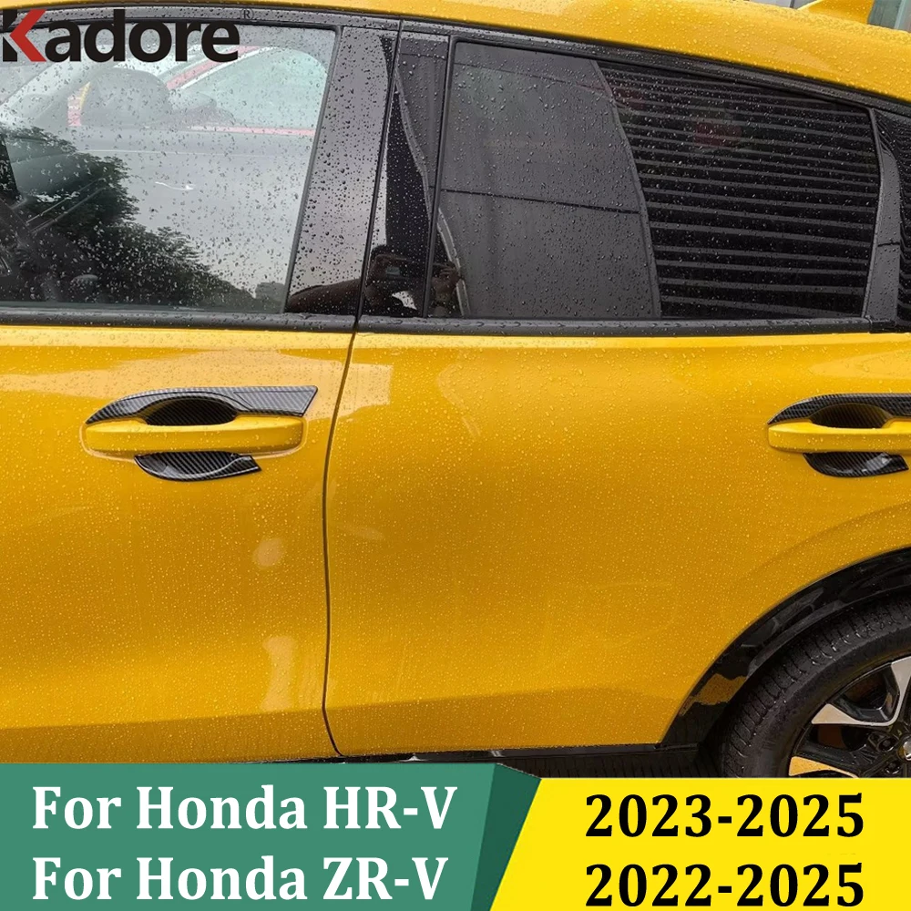 

Для Honda HR-V HRV 2023 2024 2025 ZR-V ZRV 2022-2025 боковая дверная ручка чаша отделка внешняя наклейка аксессуары для стайлинга автомобилей
