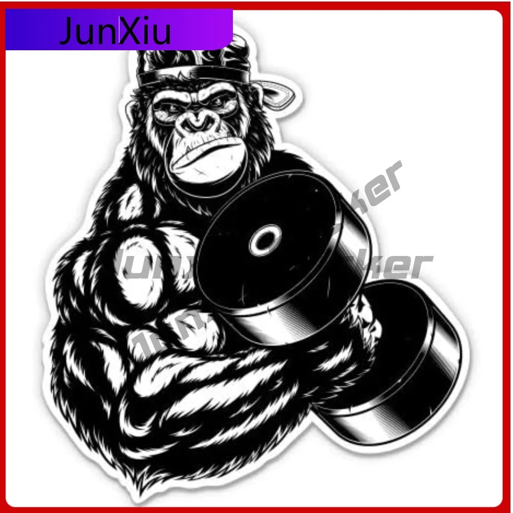 Lifting Weights Work Out Cute Car Laptop Window Walls Waterproof Vinyl Decal Accessory Retro Retro Funny Cool Funny Vintage