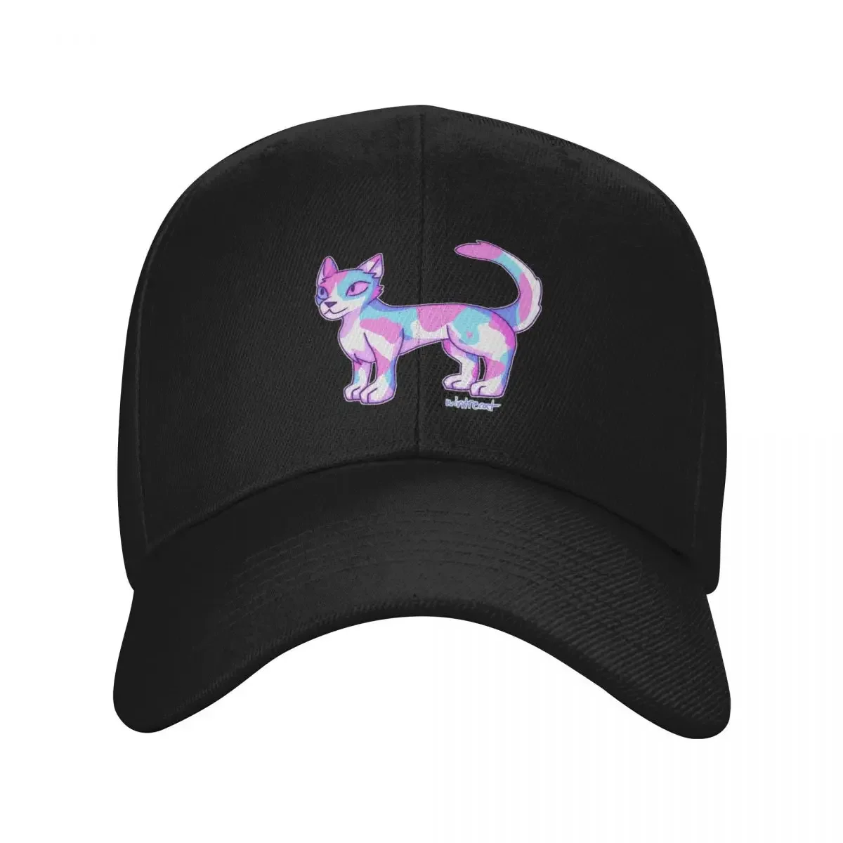 

trans pride calico cat Baseball Cap luxury woman cap Horse Hat Winter hat Men Caps Women's