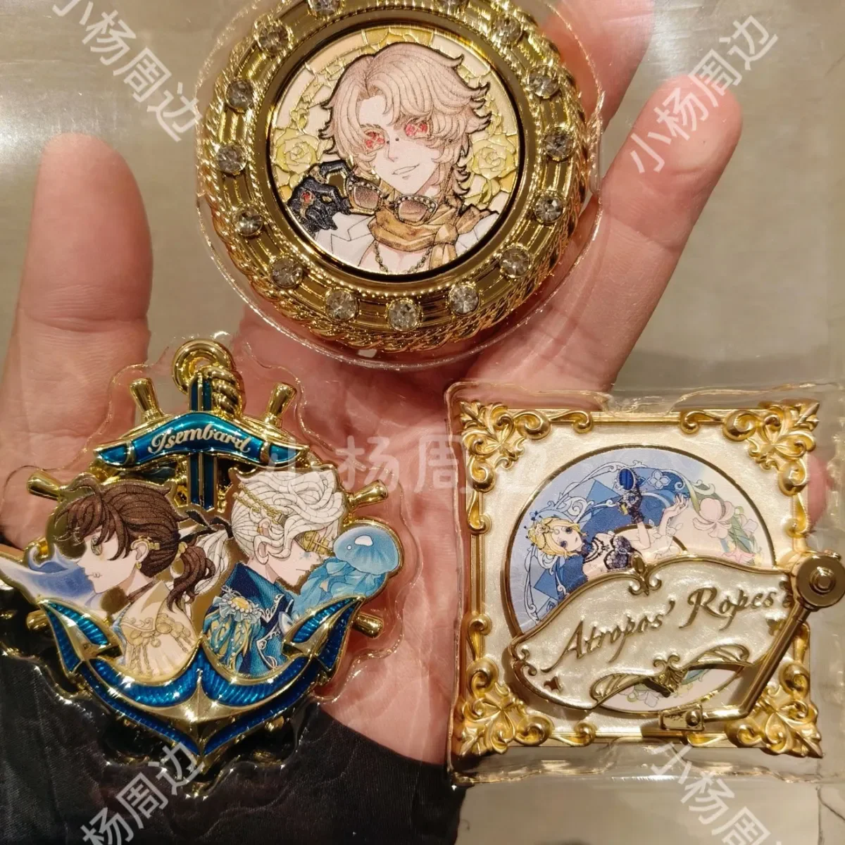 Anime Game Identity Ⅴ Naib Subedar Norton Campbell Frederick Kreiburg Cosplay Anime metal badge brooch Accessories Xmas Gift