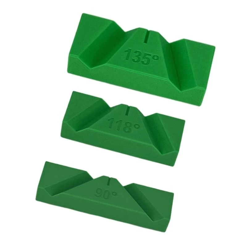 Ergonomic 3 Piece Drill Sharpening Tool Set Multiple Angled Grinder For 90 118 135 Degree Bit Plastic Metal Woodworking