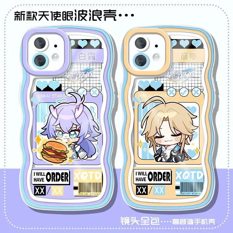 Honkai: Star Rail Phone Case Anime for IPhone 11 12 13 14 Pro Max X XS Max XR Protection Cover Silicone Phone Casees March 7th