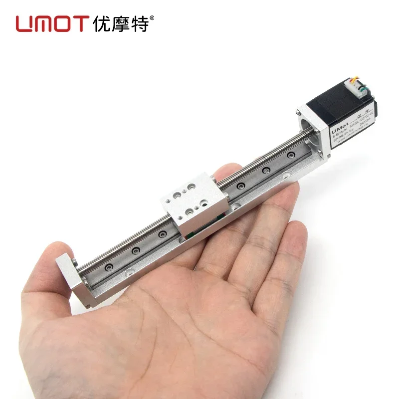 UMOT Micro 100mm Stroke Nema 8 Stepper Motor Lead Screw Linear Actuator 0.5a 18mN.m Lead 2/4mm Module with Sensor Fot Cnc Robot