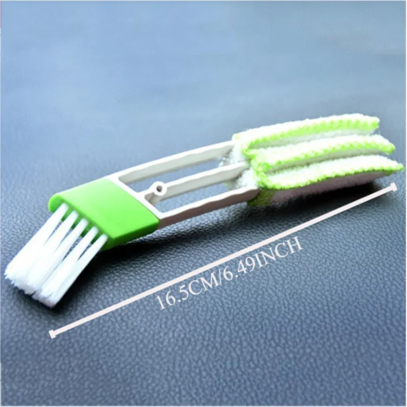 1PC Dual head cleaning brush for car air outlet Dust removal and cleaning of air conditioning ventsCar Wash & Maintenance