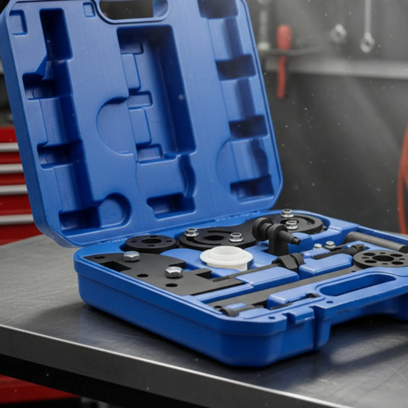 

Swedish Auto Timing Tool Set OEM Compatible Swedish Auto Timing Locking Tool Set Precision Fit Storage Case for Mechanics