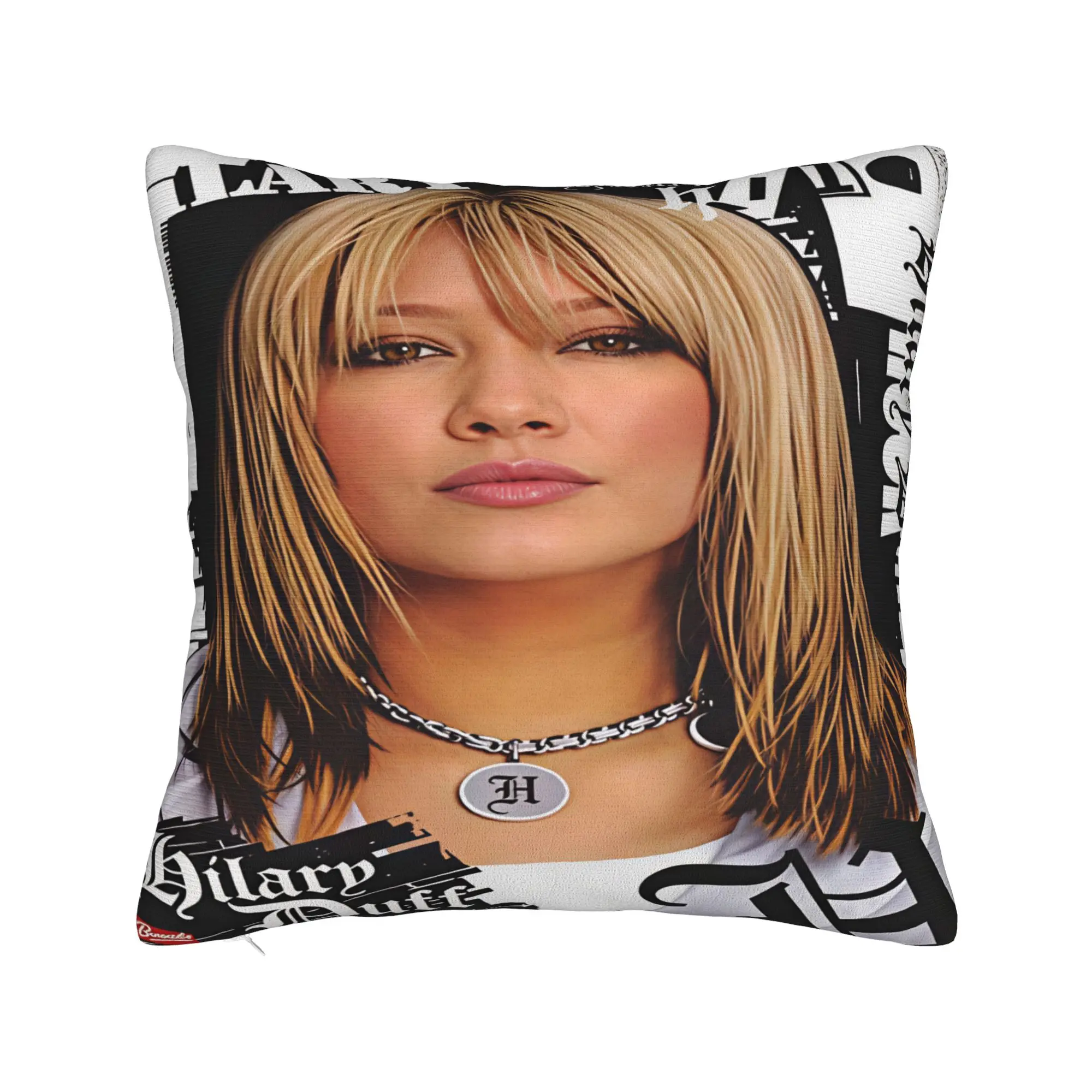 Hilary Duff Lizzie McGuire Pillow Case  Kawaii Pillow Cover Comfy Pillowcases For Office Car Home Decor