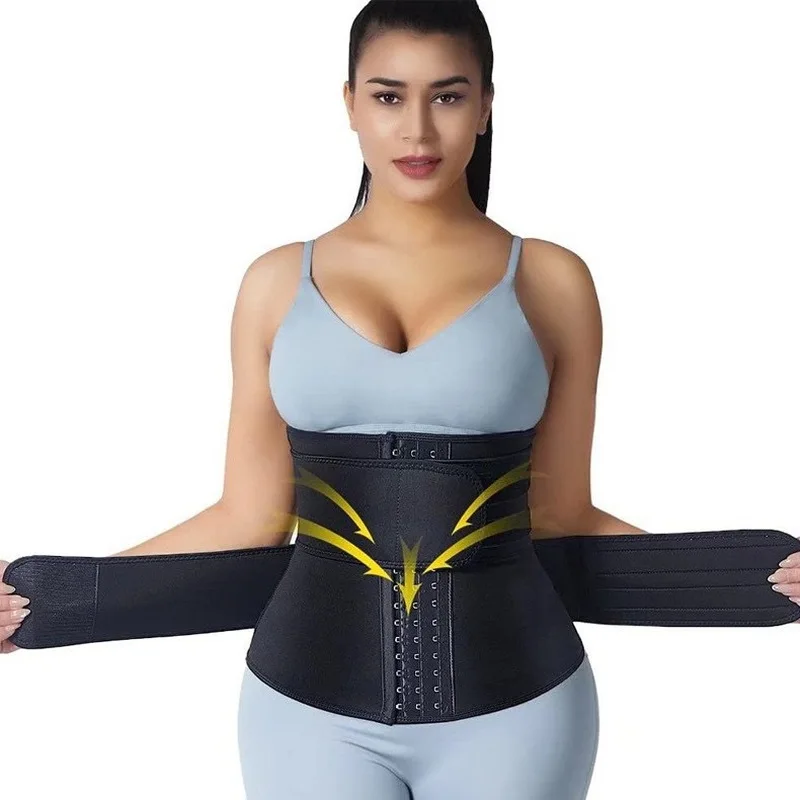Waist Trainer Belt Women Postpartum Tummy Control Fitness Lumbar Support Corset Adjustable Body Shaper Slimming Abdominal Wrap