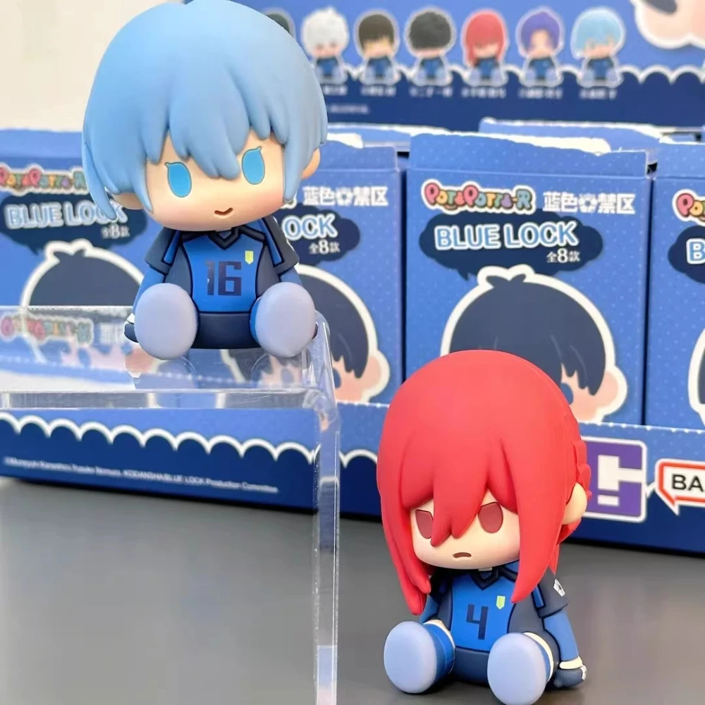 POTEPOTTE-R Blue Lock Series Blind Box Peripherals Figure Decoration Doll Cute Desktop Ornament Trendy Surprise Bag Boy Toy Gift view 4