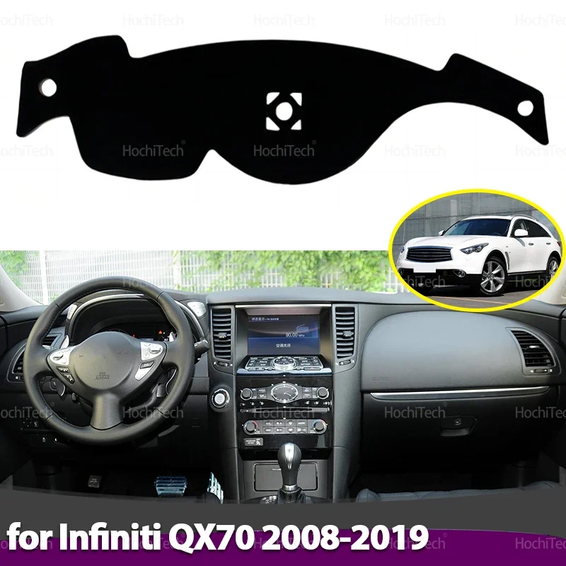 

Dashboard Cover Dash Board Mat Carpet Pad Shade Cape Blanket Accessories For Infiniti QX70 FX35 FX37 FX45 FX50 S51 2008-2019