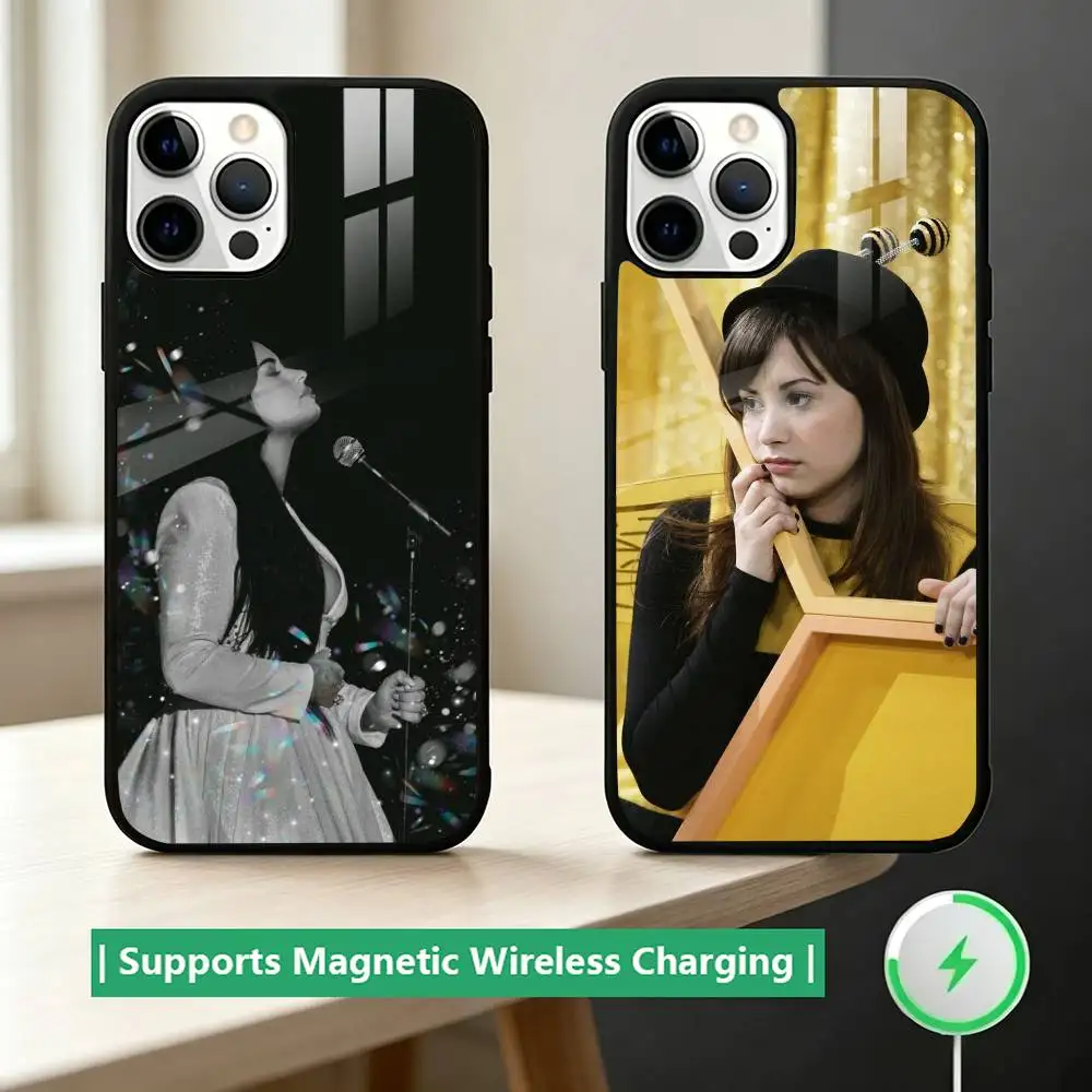 

Singer D-Demi L-Lovato Phone Case For IPhone17,16,15,14,13,12,11 Plus,Pro Supports Magnetic Wireless Charging