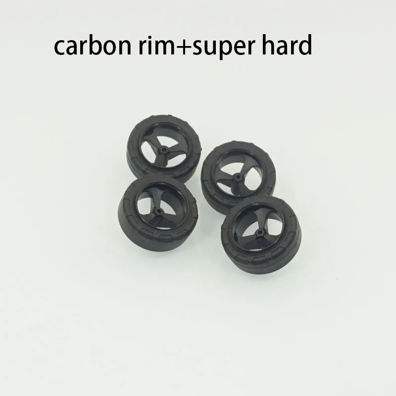 project D mini 4wd parts carbon small wheels maroon super hard tyre 95634/96635 narrow wide rims for tamiya mini 4wd racing car