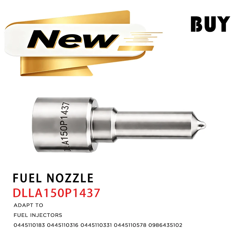 DLLA150P1437 Atomizing Fuel Nozzle Compatible With 0445110183 0445110316 0445110331 0445110578 0986435102 Injector XI2424