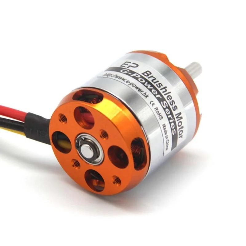 EP 3542 D3542 1000KV 1250KV 1450KV Brushless Motor 2~4S Lipo 5mm Shaft Diameter Gold and Silver For 70A ESC Fixed-wing Drones