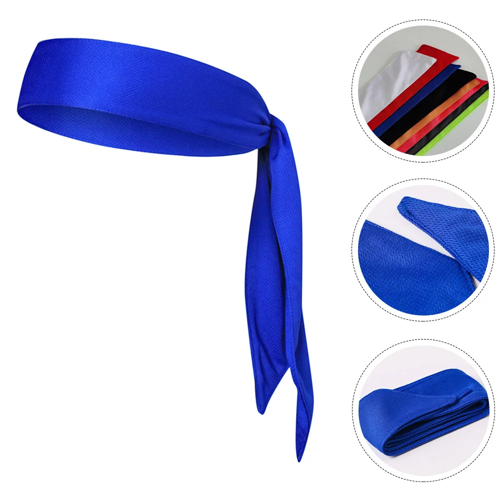 Sports Headband Tie Style Reusable Sweat Absorbing Headwear for Men Women Running Gym Exercise Lightweight Comfortable Unisex