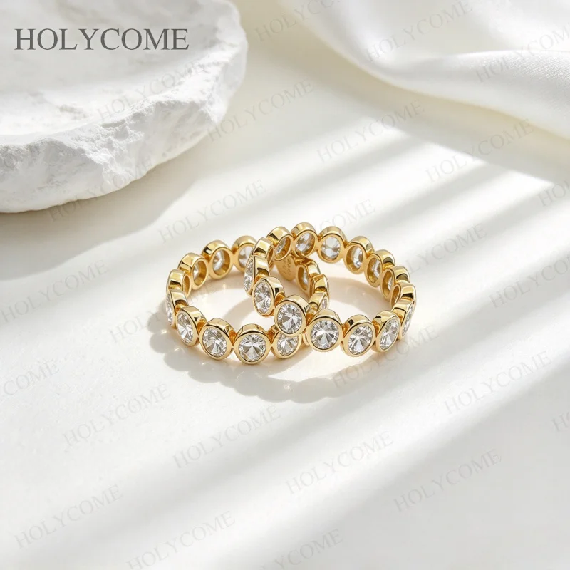 Oval Cut Lab Grown Diamond Ring for Women 10K/14K/18K Gold Engagement Promise Wedding BandEngagement Fine Jewelry Gift