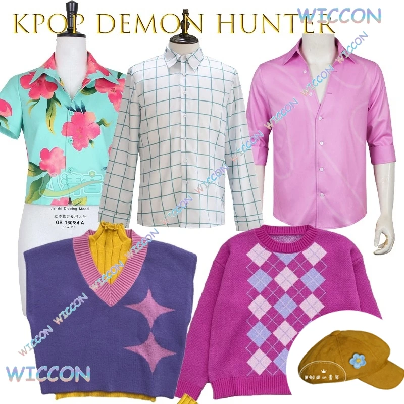 

[Bestnify] Kpop Demon Hunter Saja Boys soda Косплей Костюм Детская Тайна Мужской Групповой Наряд Сценический Концерт Вечеринка Хэллоуин