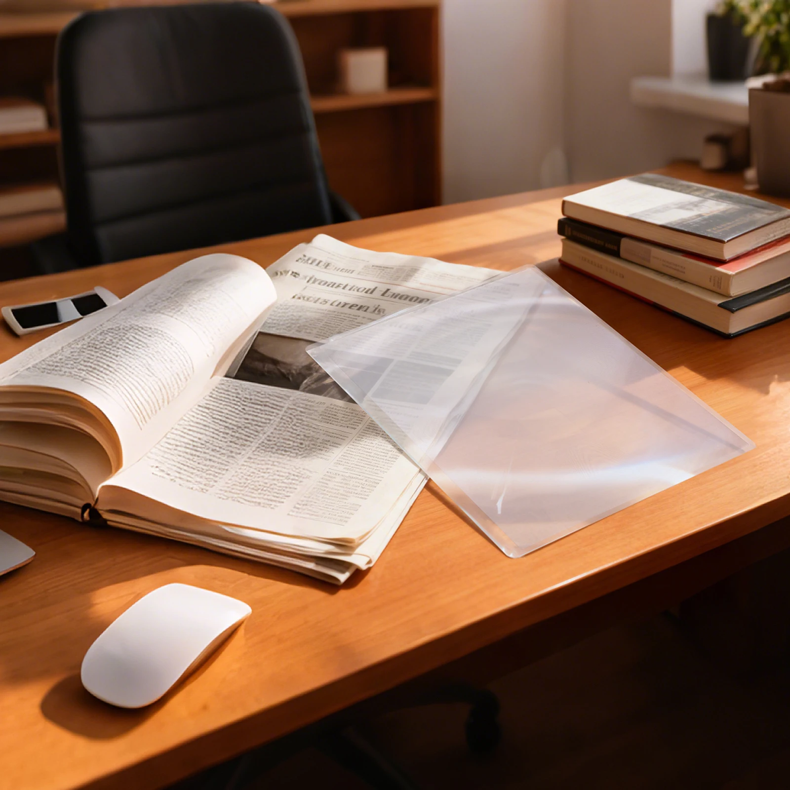 3X Magnifying Sheet 300Mmx210Mm Large Page Magnifier For Reading Books Maps Computer Screens Pvc Lightweight Portable Full Page