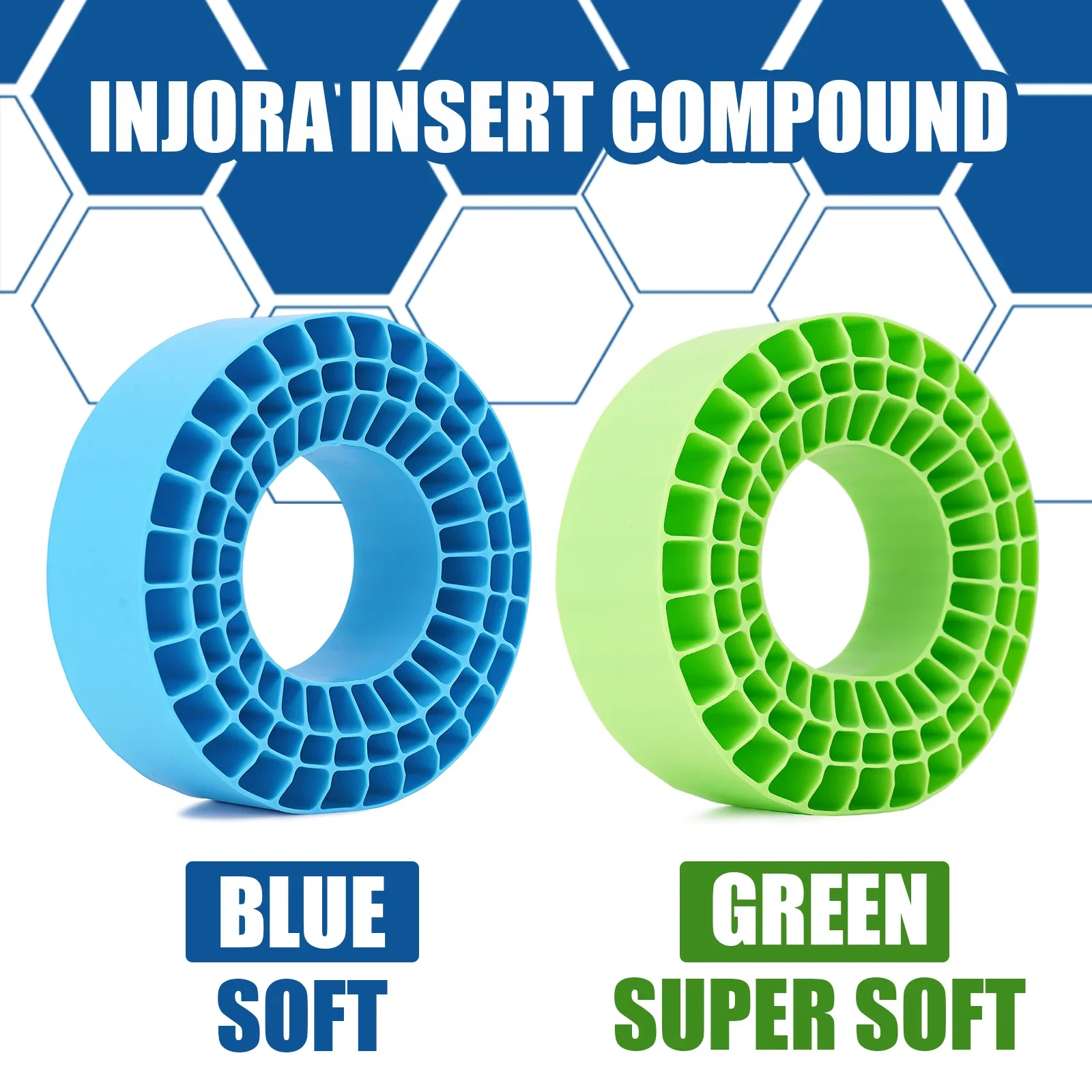 INJORA 4PCS Silicone Rubber Insert Foam For 132-134mm (5.25\