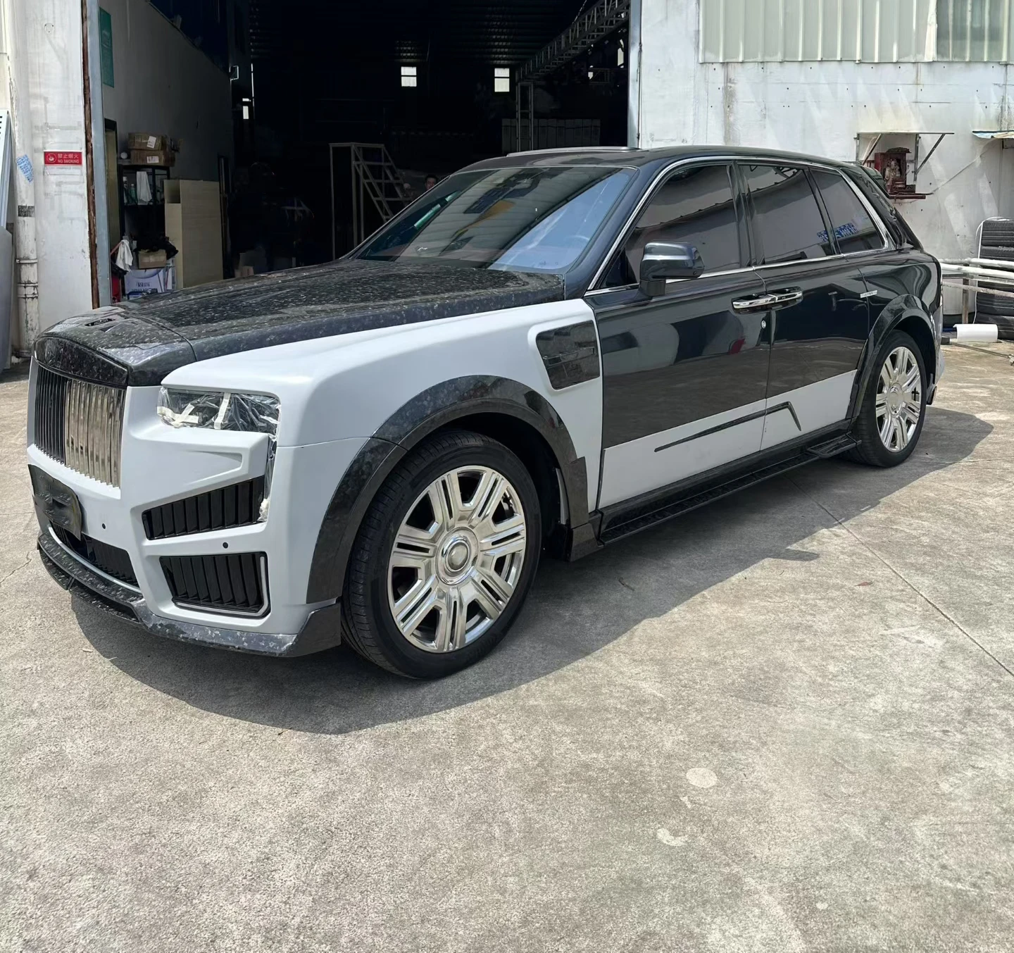 For Cullinan Upgraded with MSY Body Kit High-Quality Carbon Fiber Extremely High Fit