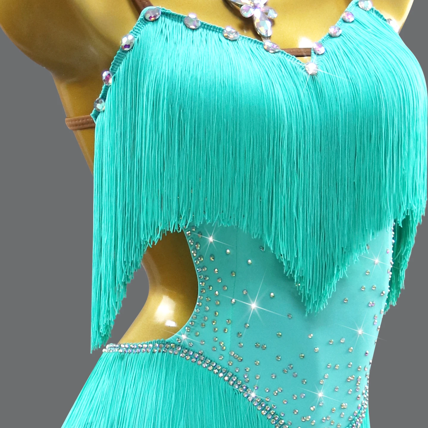 Latin American Dances Prom Dress 2025 Girls Sexy Short Costume Party Clothes Dancewear Carnival Womens Ballroom Performance Suit