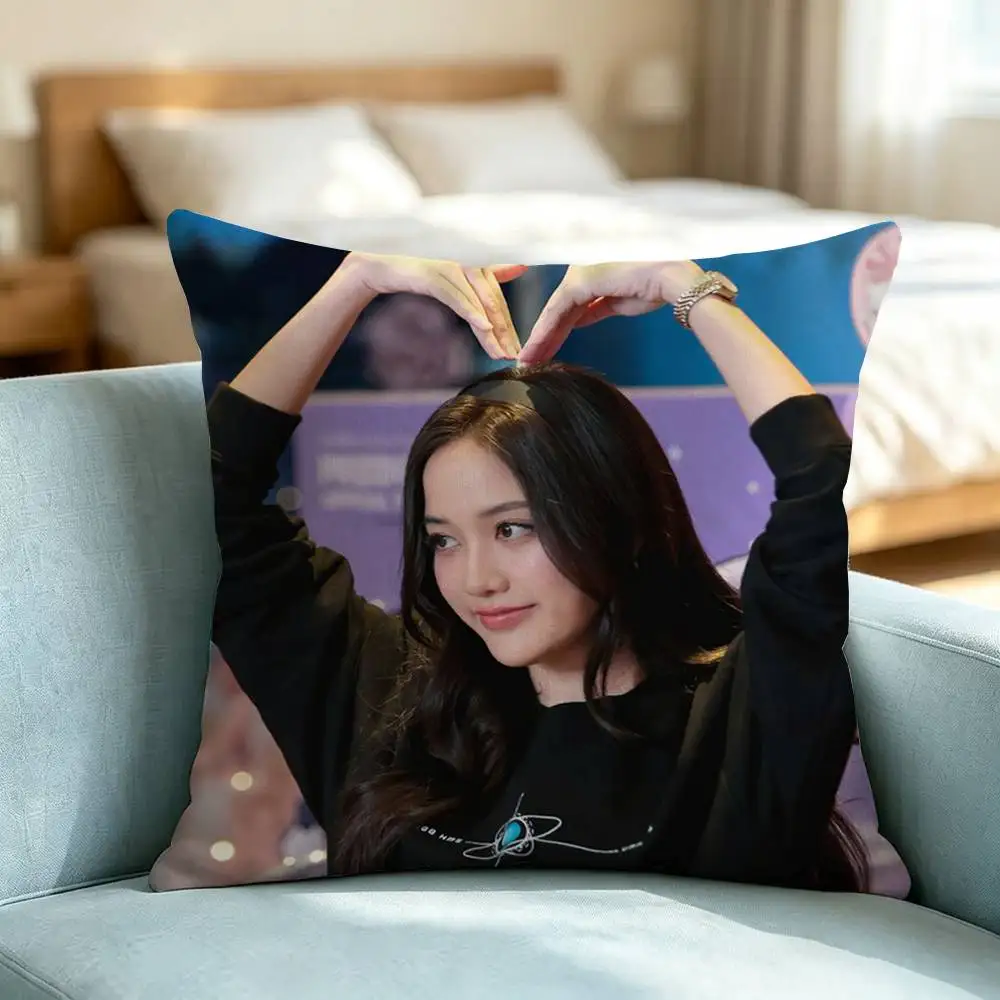 Freen Sarocha GAP-The Series Square Double-Sided printed Pillow Case Bedroom Bedside Pillow Sofa Cushion Cover Gift