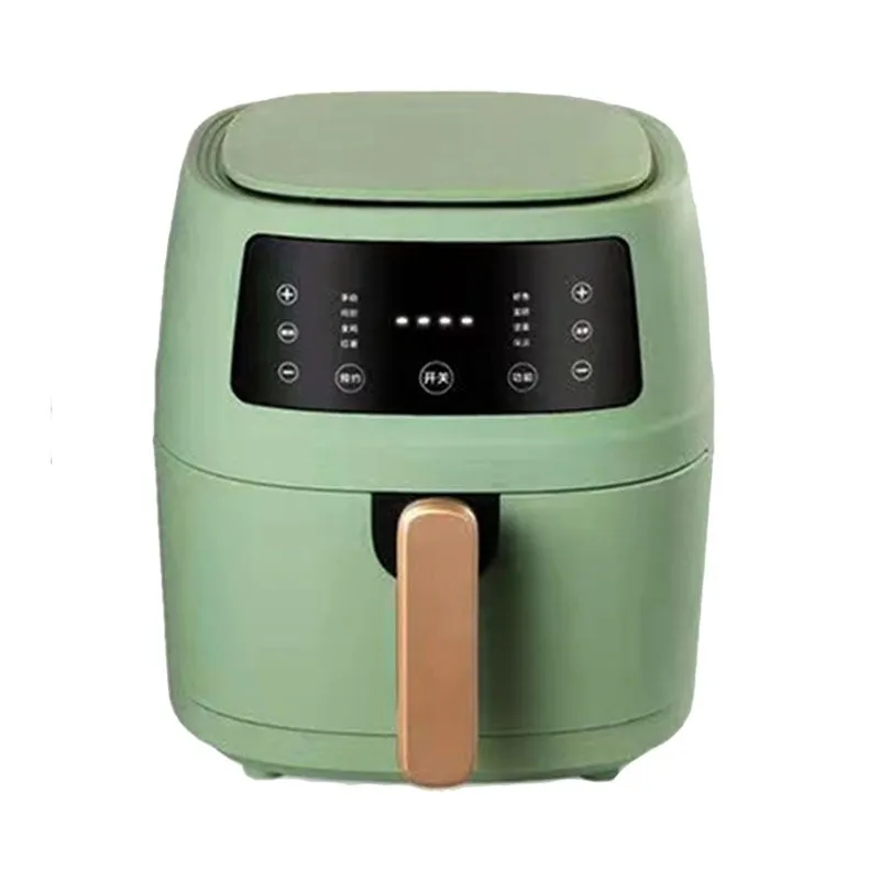 Electric Digital Display Touch Screen 1350W 6L Air Fryer Oil Free 8 Menus Air Oven Frier Household  French Fries Fried Chicken