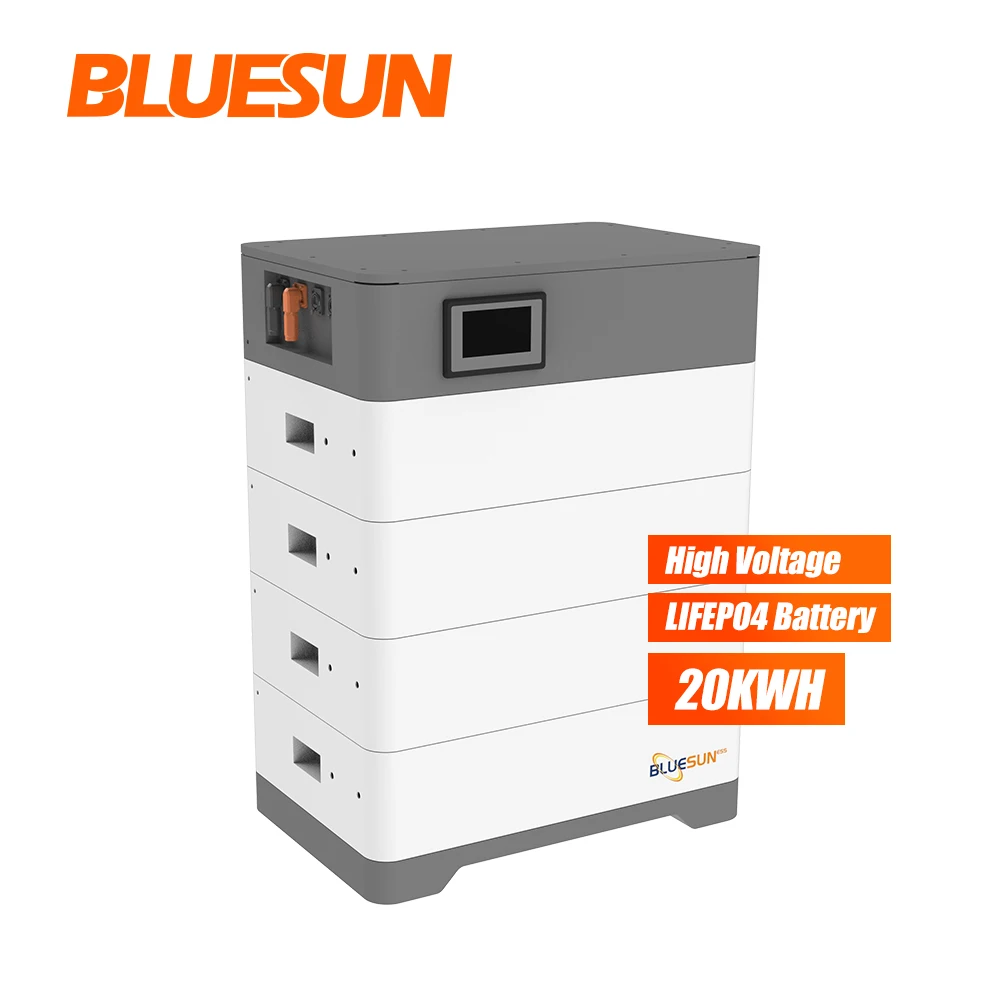 BLUESUN Stackable Solar Power Battery Fast Delivery 48V 51.2V 100AH 200AH Solar Battery Storage For Home Energy System