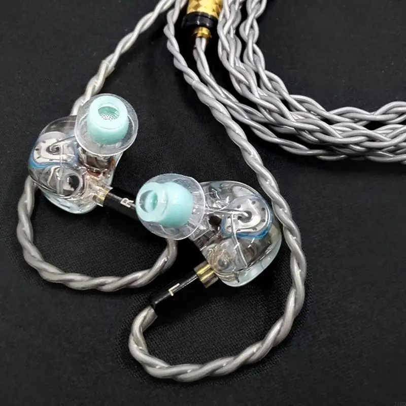 

J1HD 8Core 0.78mm 2 Pin Silver Plateds Coppers Earphone Cable for Signal Transmission