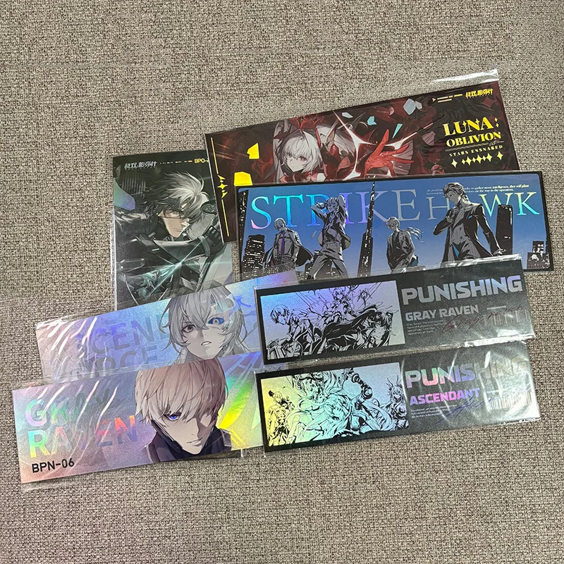 Sunsyea PUNISHING: GRAY RAVEN Official Merch Laser Tickets Lee Lucia Luna Watanabe Camu Chrome Kamui Wanshi