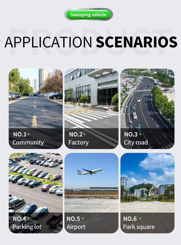 Road Sweeping Machine Manufacturer Industrial Floor Sweeper Machine Electric Road Street Sweeper