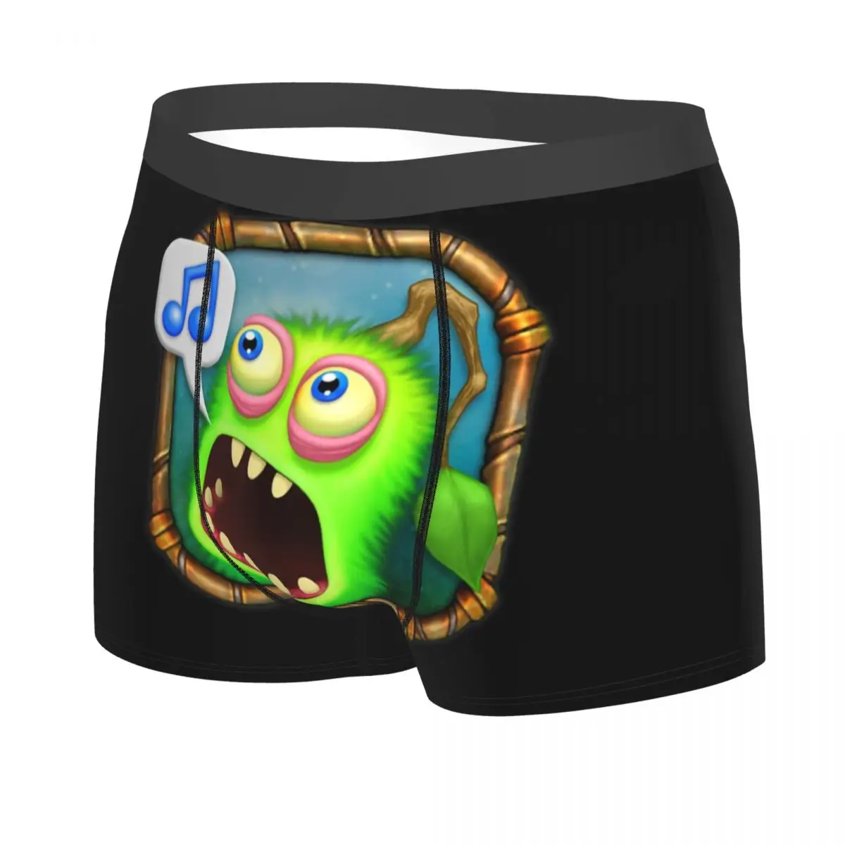 Custom My Singing Monsters Cartoon Boxers Shorts Men's Video Game Briefs Underwear Cool Underpants