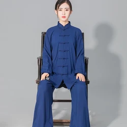 Chinese Tai Chi Uniform Katoen Wushu Kung Fu Kleding Kinderen Volwassenen Vechtsporten Wing Chun Pak Taichi Prestaties Tang Pak Taiji