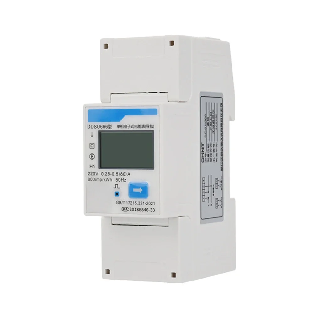 High-quality Tool Parts And Accessories DDSU666 Electricity Meter Single Phase Rail DIN RS485  For Smart Energy Power  Single