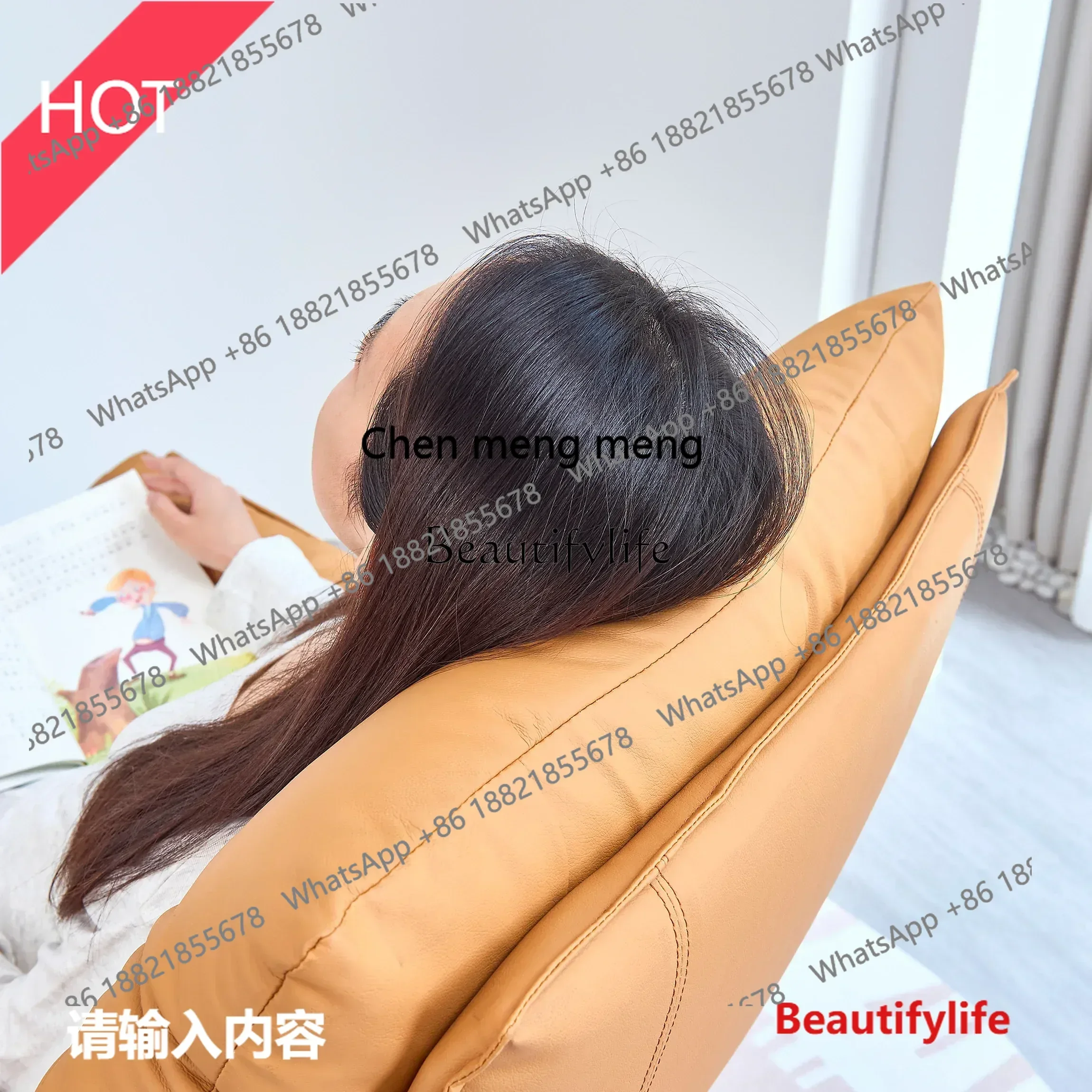 New style NN Leisure living room single chair can be rotated 360 ° first layer cowhide sofa chair ss 8617