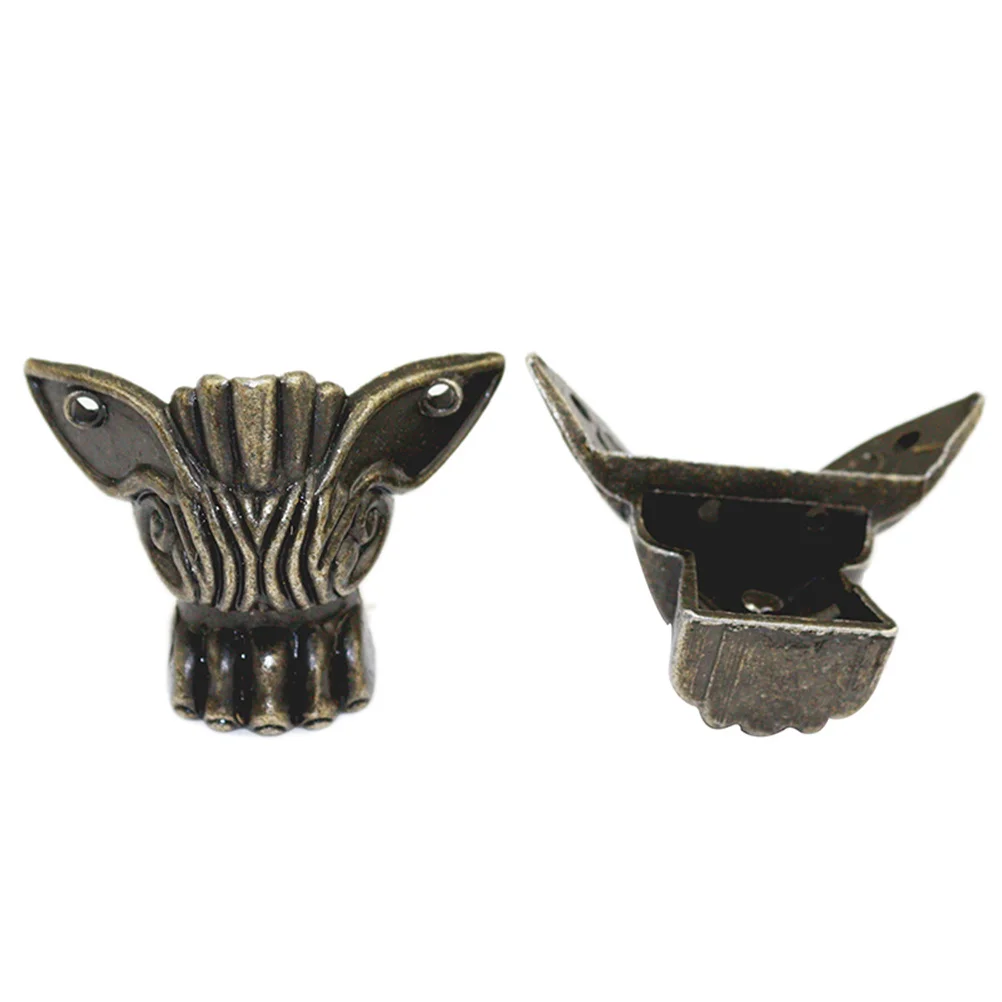 

8pcs Furniture Legs Zinc Alloy Angel Shape Decorative Feet For Sofa Bed Chair Anti-Abrasion Protection Replacement Legs