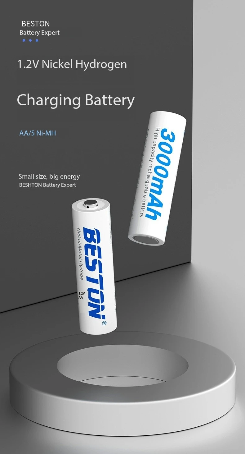 Baterías recargables AA 3000mAh con cargador para electrónica - imagen 4