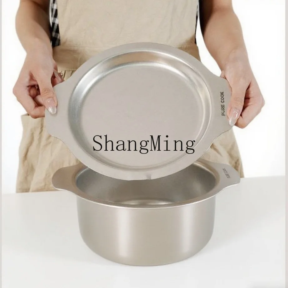 

CL non-grinding process 304 three-layer stainless steel pot household set non-stick pot soup pot multi-purpose baking pan