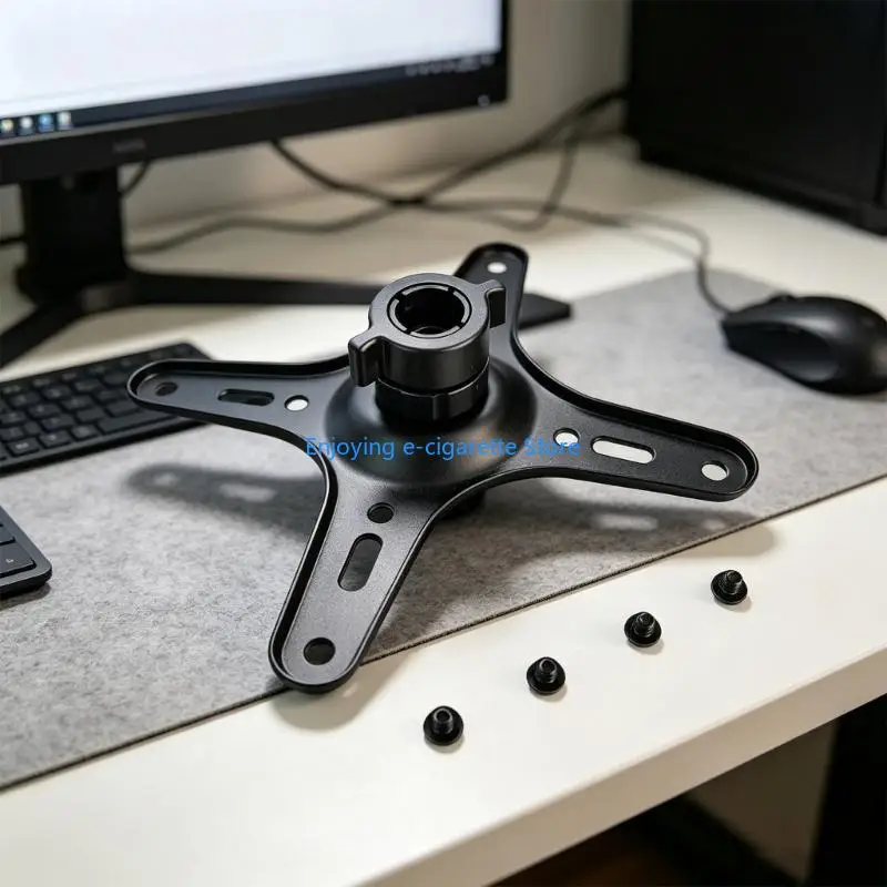 VESA-Montageplatte für tragbare Displays mit 17-mm-Kugelmontagemitte, Vierarm-Montageplatte aus Eisen für Monitorarmmontage und – Detail 10