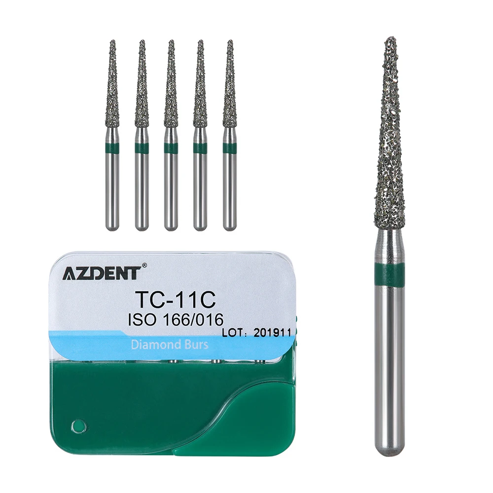 20 Boxen AZDENT Dental Diamantbohrer FG 1,6 mm für Hochgeschwindigkeits-Handstücke, mittlere Polierbohrer, Laborinstrumente, Zahnarztwerkzeuge – Detail 37