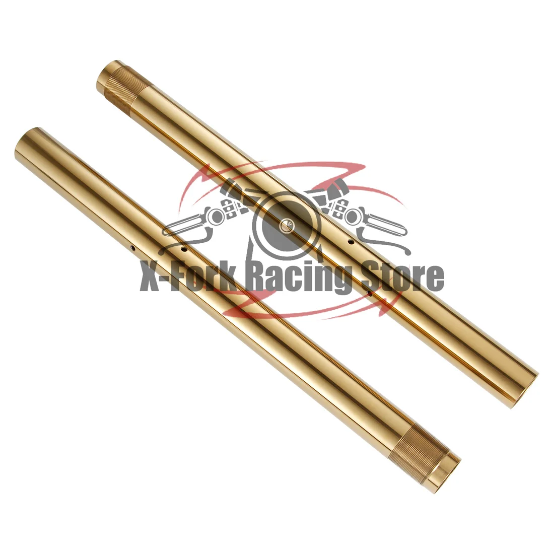 

Front Fork Leg Inner Tubes For Yamaha R1 2007-2008 4C8-23110-00-00 4C8-23120-00-00 43x540mm Gold Fork Suspension Inner Pipes