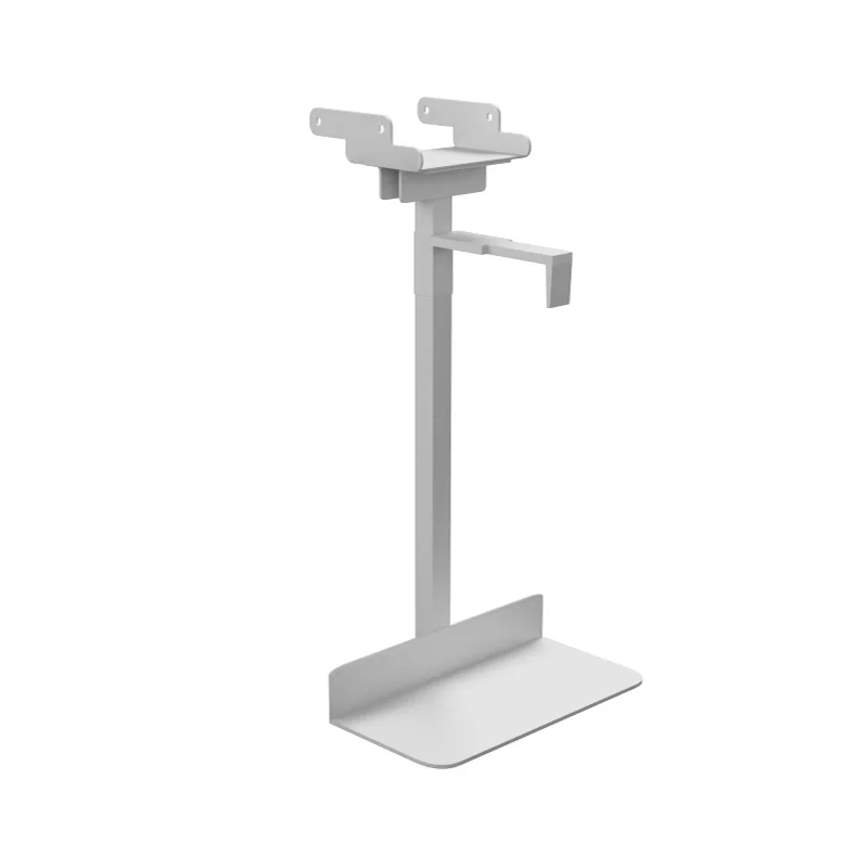 Desktop computer host bracket mobile pulley heightening storage chassis base metal bracket heightening load-bearing