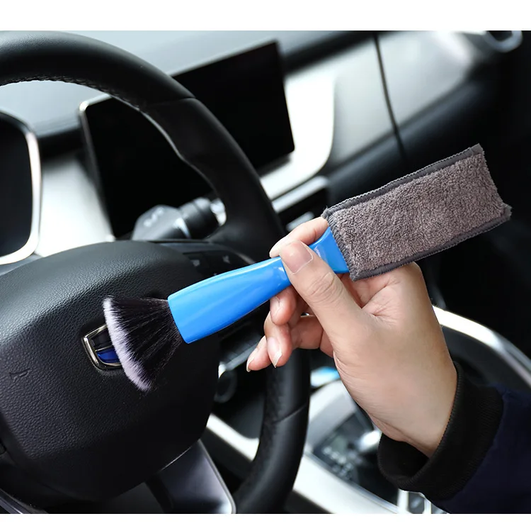 Car Cleaning Tools Air Conditioning Air Outlet Cleaning Dust Removal Soft Brush Multifunctional Auto Detailing Interior Tool