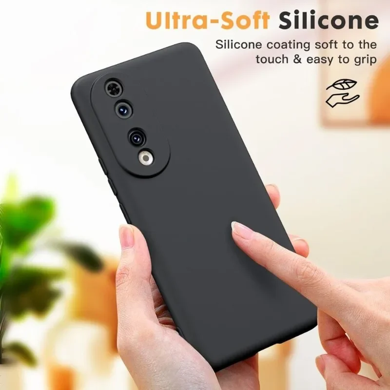 New Flexible Liquid Silicone Case For Honor X7C X6B X8B X7B X8a X7a X8 X6 4G 5G Protective Cover Bumper Capa Shell Fundas Coque