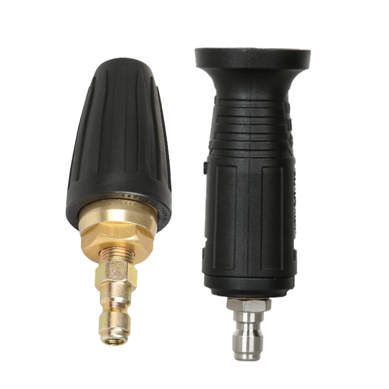 

Universal Pressure Washer Turbo Nozzle & Auto Tool Adjustable High Pressure Washer Nozzle Tips